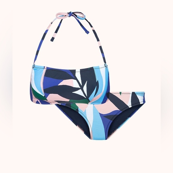 NWT LIVELY Straight Up Halter & Bikini Swim Bundle Size Small - Picture 1 of 8